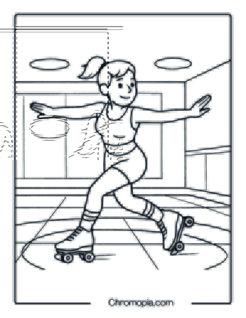 Riedell Dash Jam Skates – Roller Skates Coloring Pages