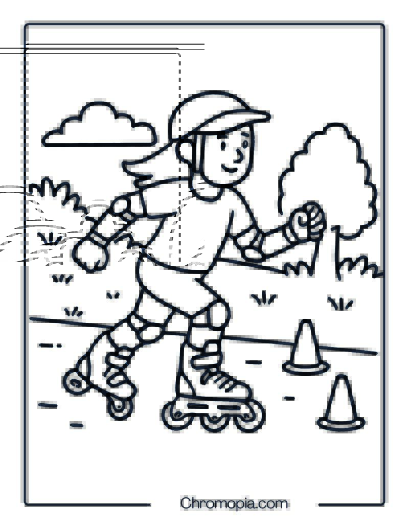 K2 Marlee Pro – Roller Skates Coloring Pages
