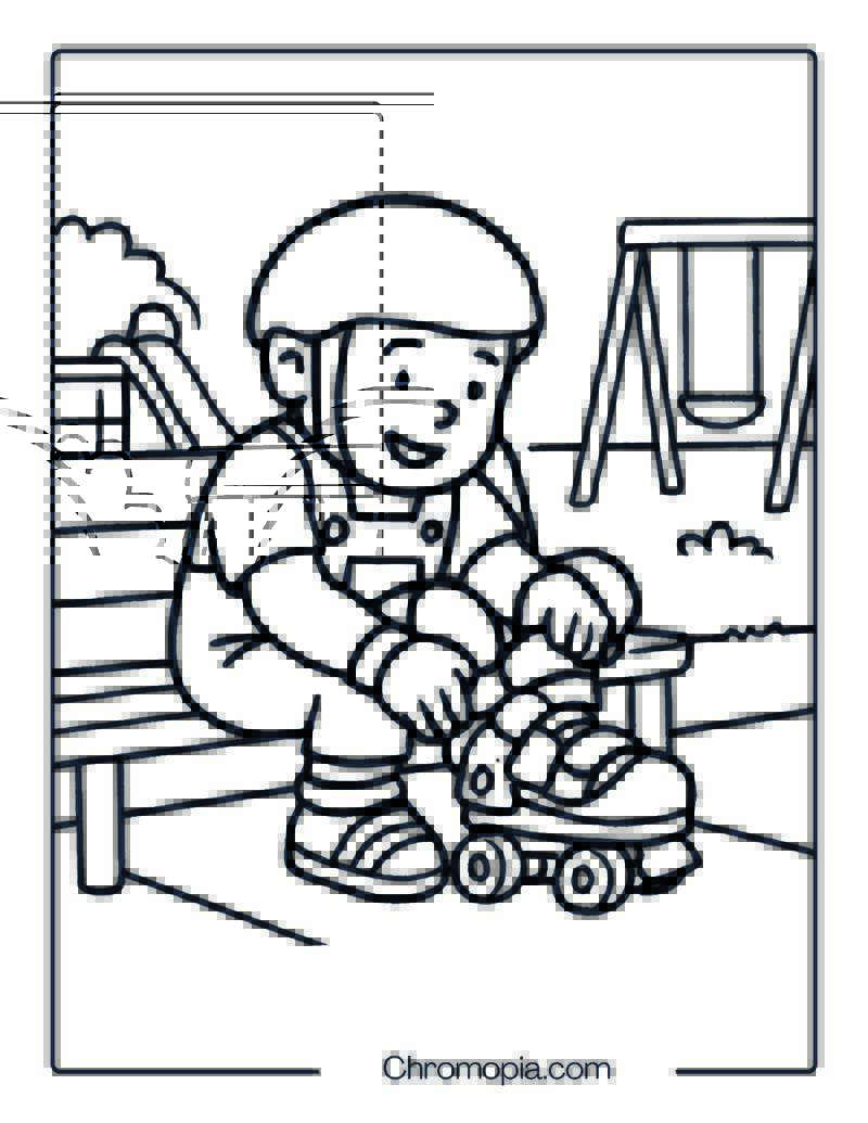 Fisher-Price Grow With Me Skates – Roller Skates Coloring Pages