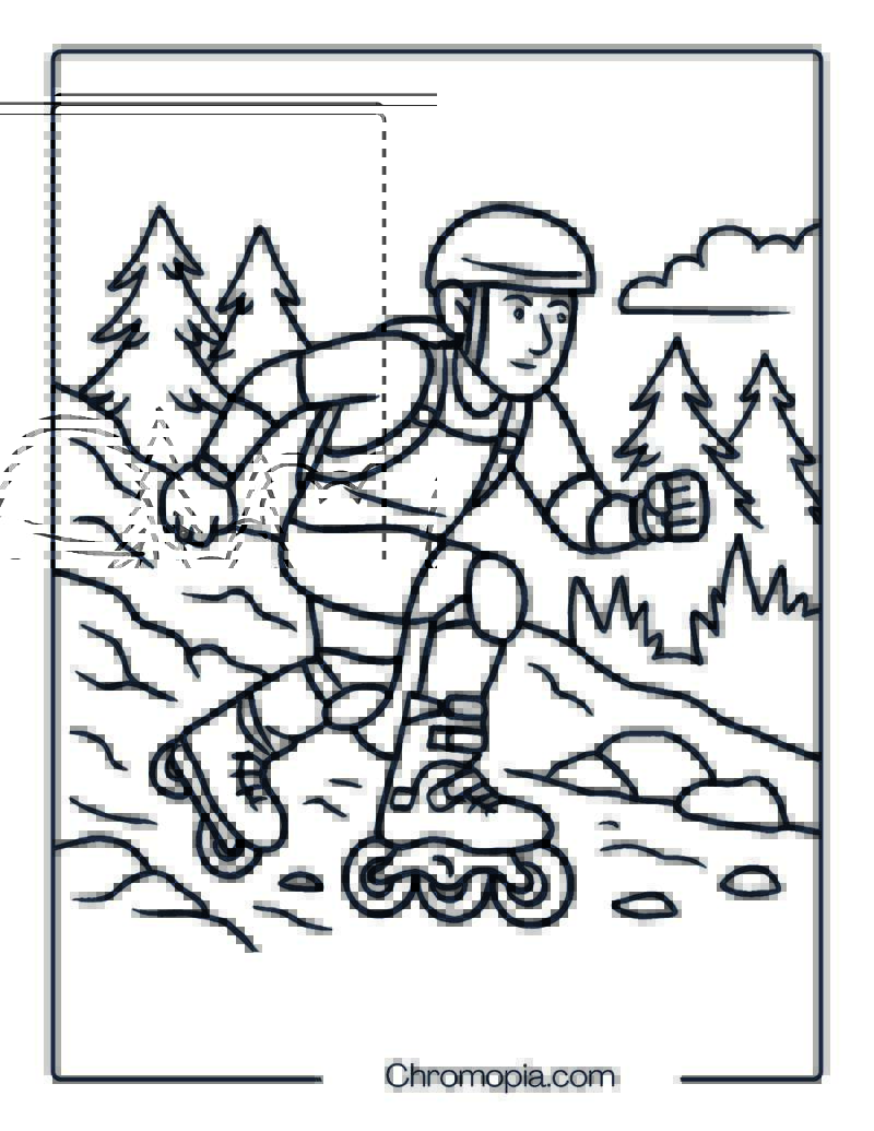 Powerslide SUV Edge – Roller Skates Coloring Pages