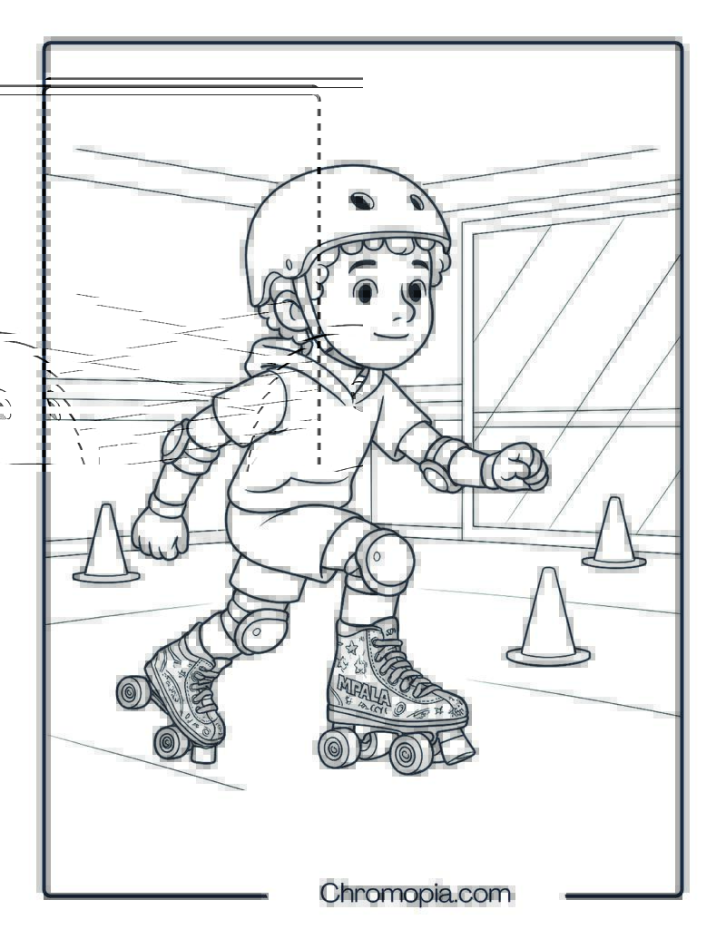 Impala Quad Skates – roller skates coloring pages