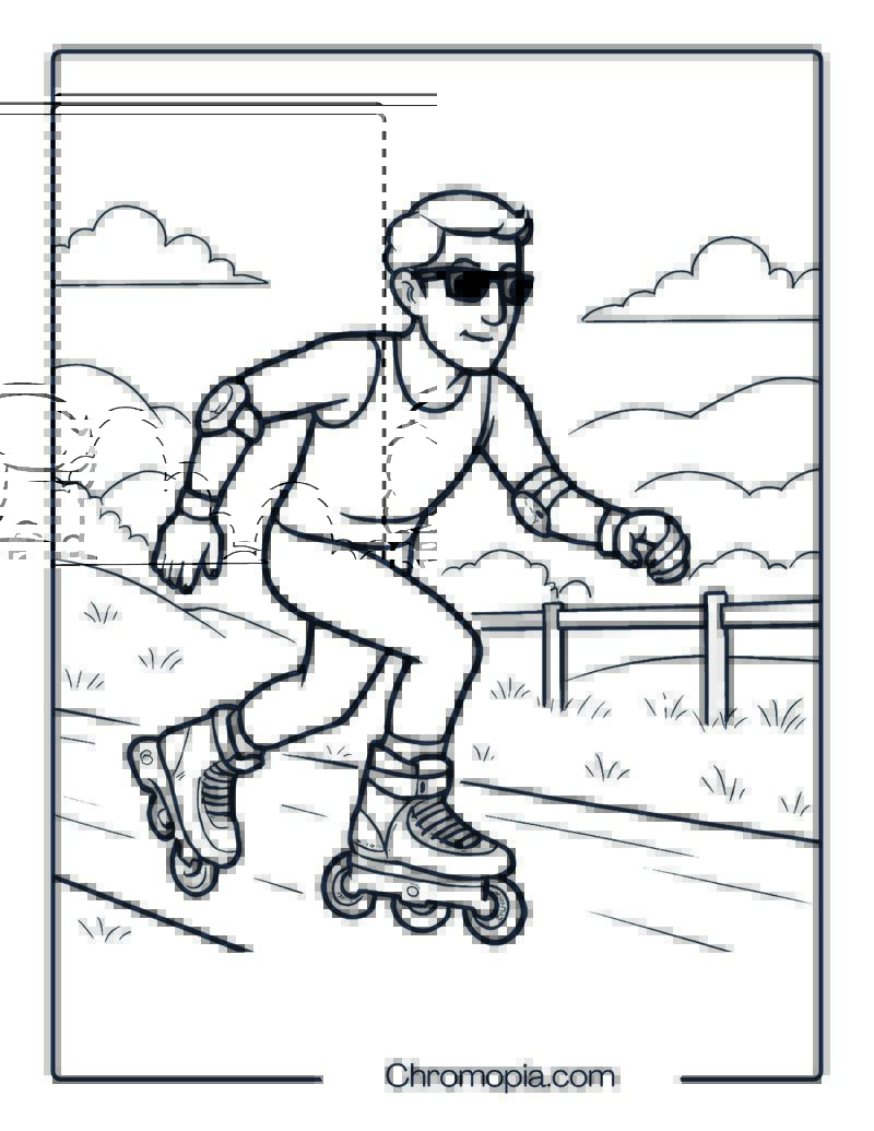 K2 VO2 S 100 Pro – Roller Skates Coloring Pages