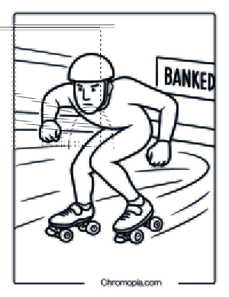 Labeda Pro-Line Speed Skates – Roller Skates Coloring Pages