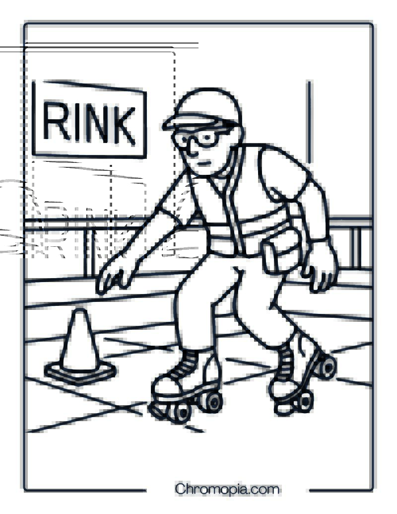 Lightweight Rink Floor Skates – Roller Skates Coloring Pages