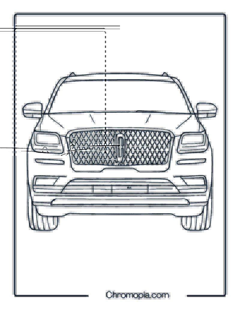 Lincoln Navigator – Car Coloring Page