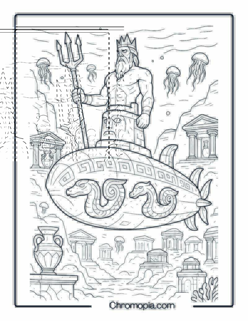 Ancient Godly Submarine of Poseidon