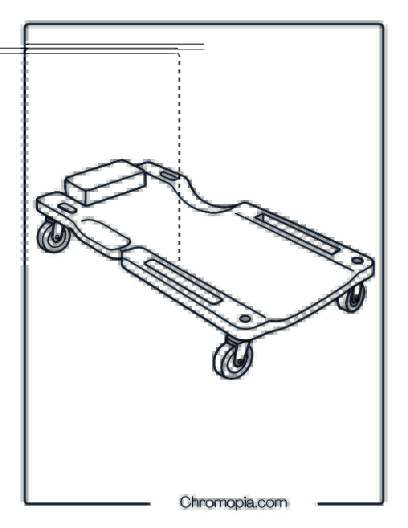 Mechanic Creeper (Under-Vehicle Use) – Coloring Page