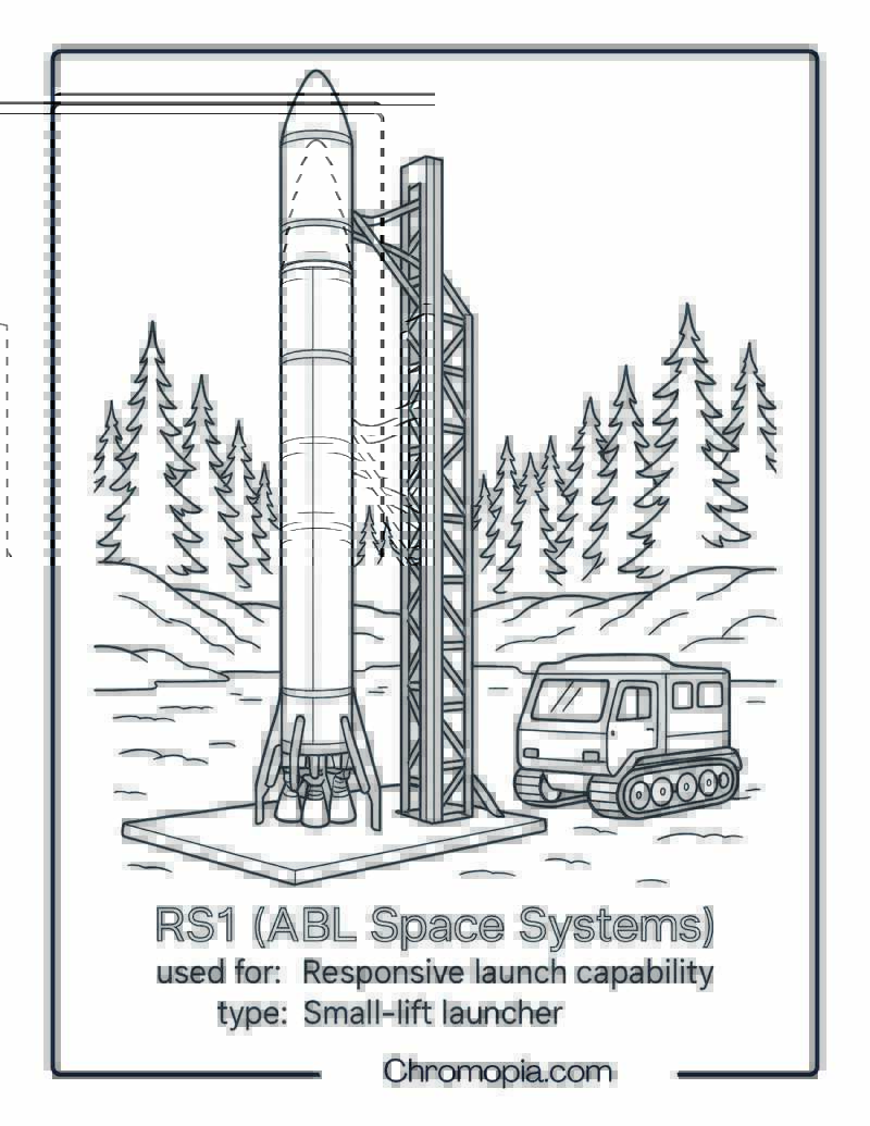 RS1 (ABL Space Systems) – rocket coloring page