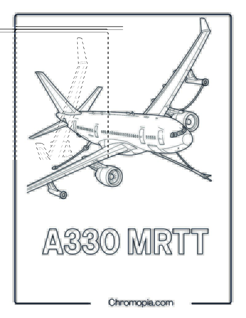 A330 MRTT Jet Coloring Page