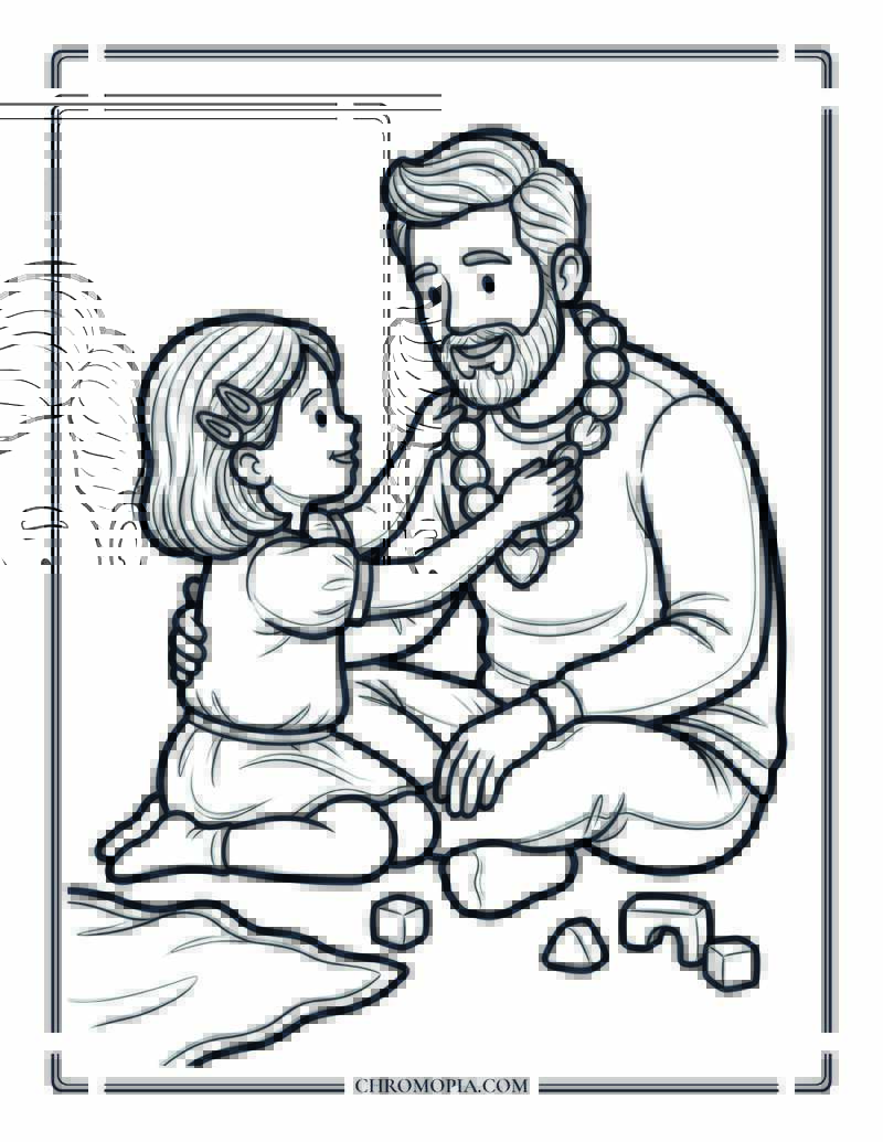 Walking Forward Together Coloring Page