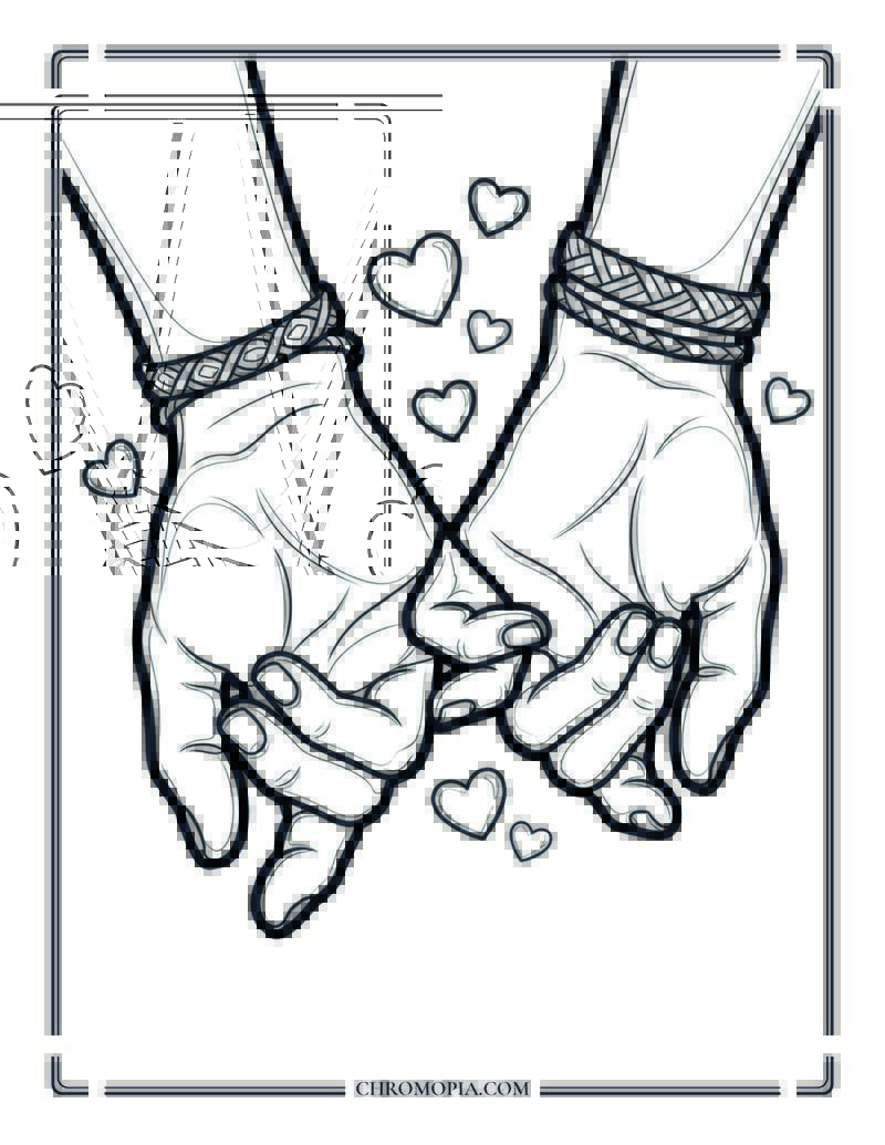 Pinky Promise Coloring Page