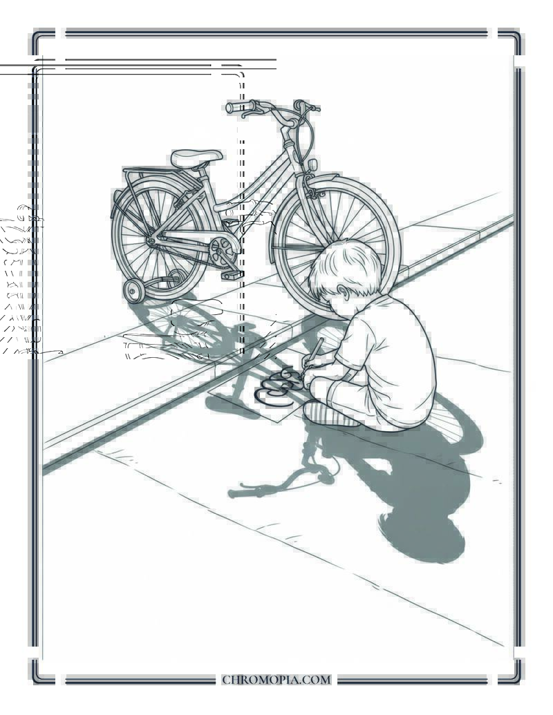 Cute July Outdoor Coloring Pages