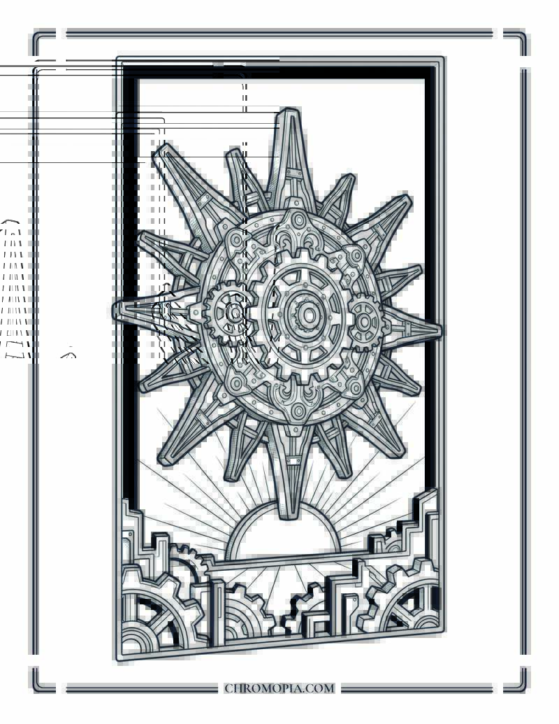 Detailed July Coloring Pages for Adults