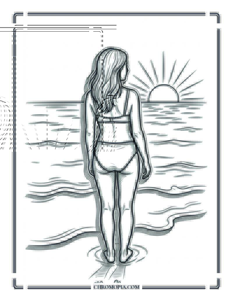Relaxing June Coloring Pages for Adults