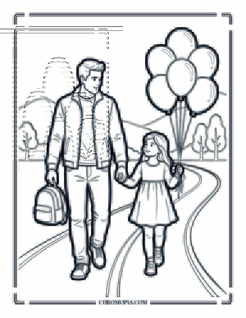 10  Playful Bond Coloring Page