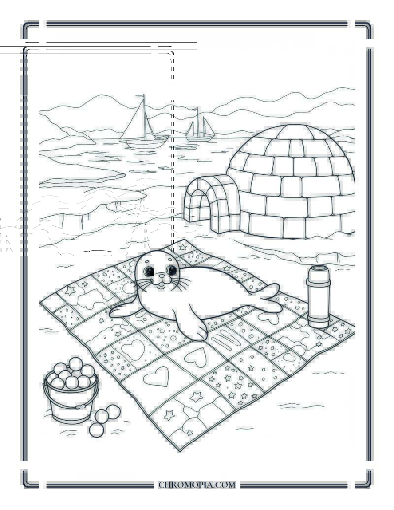 Owl Teacher In Winter Animal School Coloring Sheet
