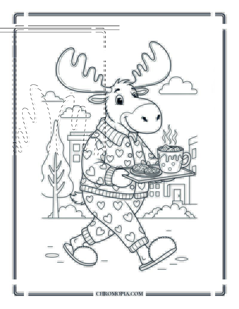 Winter Coloring Page For Kids