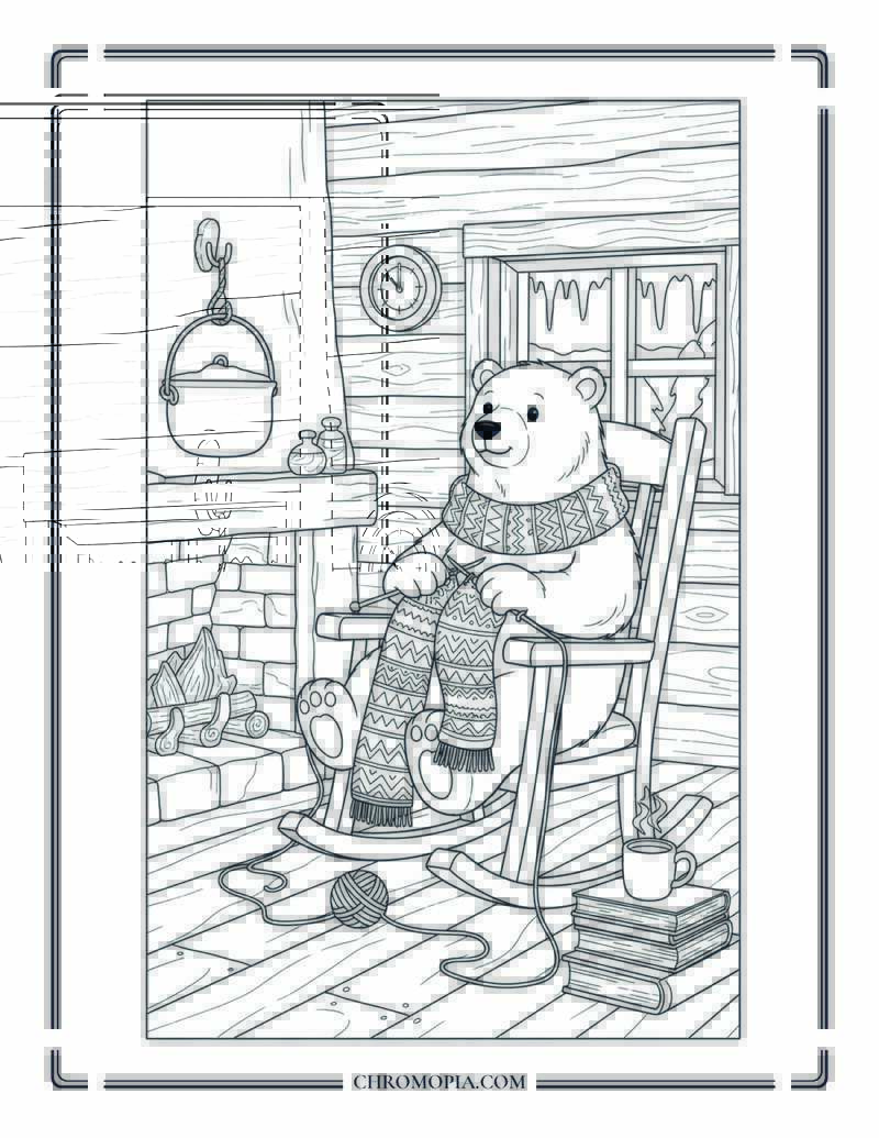 Las Posadas Winter Parade Coloring Page