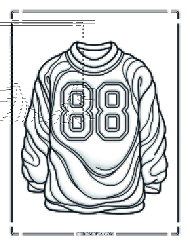 Soccer Jersey Coloring Page