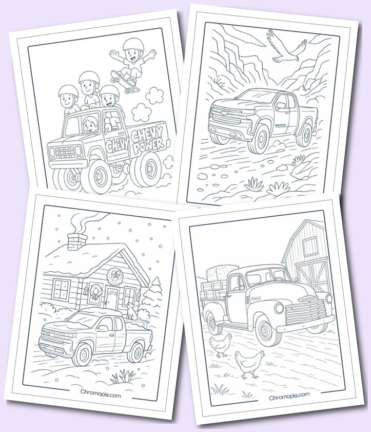 Chevrolet Truck Coloring Pages