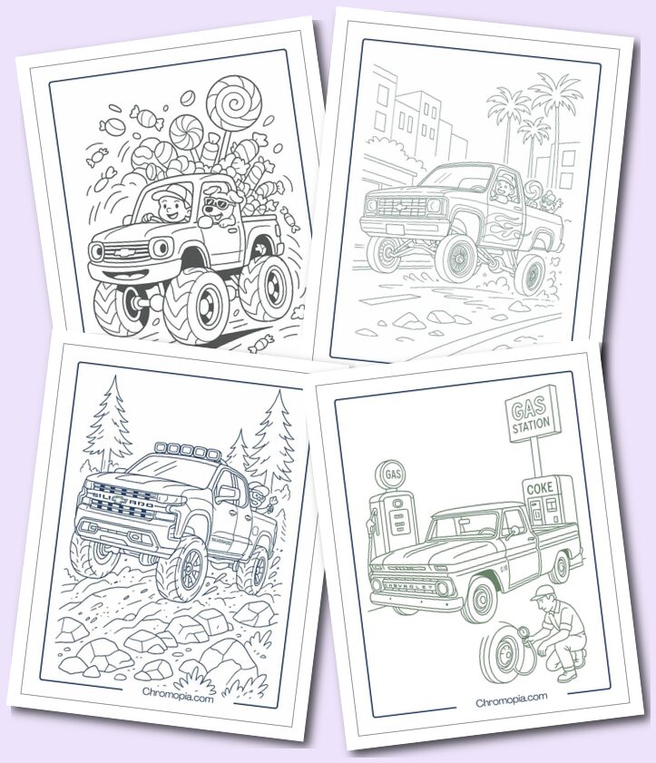 Chevy Truck Coloring Pages
