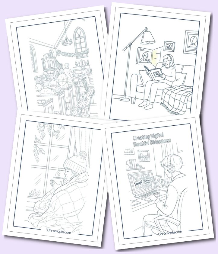 Community, Cultural, Digital, Workplace, Emotional & Seasonal Activities coloring pages
