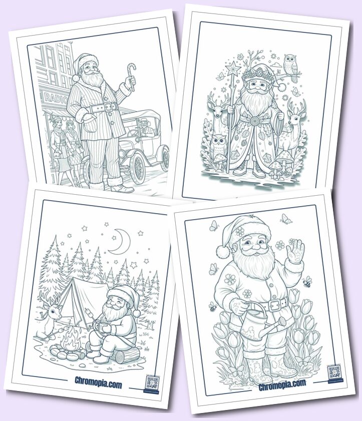 Conceptual & Historic Santas
