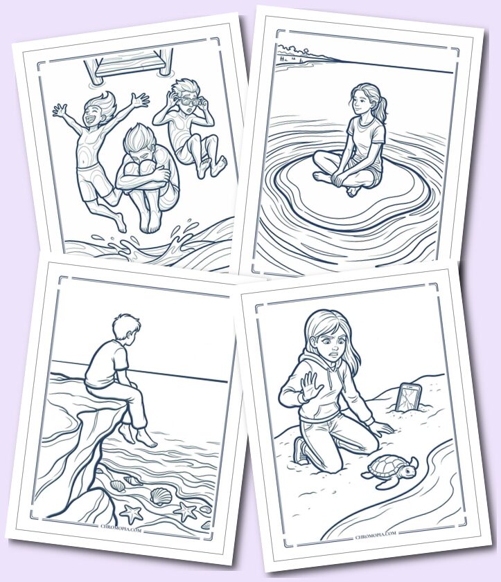 Cool Beach Coloring Pages For Teenagers
