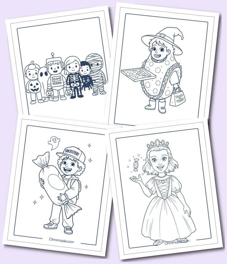 Easy Cartoon Stranger Things Coloring Pages