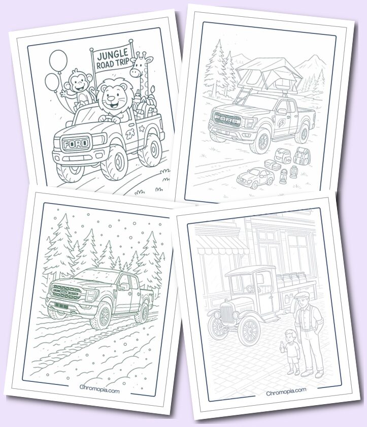 Ford Truck Coloring Pages
