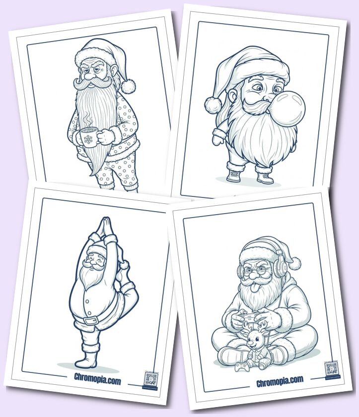 Funny & Cute Santa Adventures