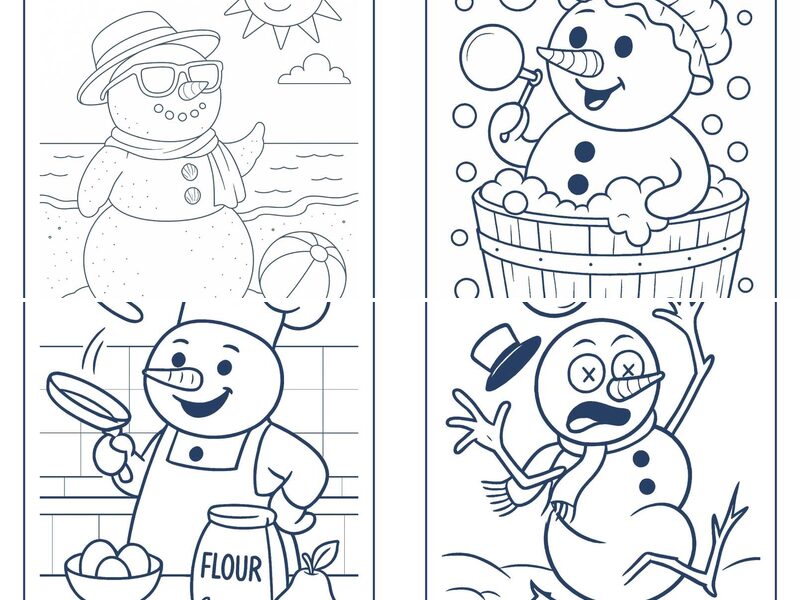 Funny Snowman Adventures