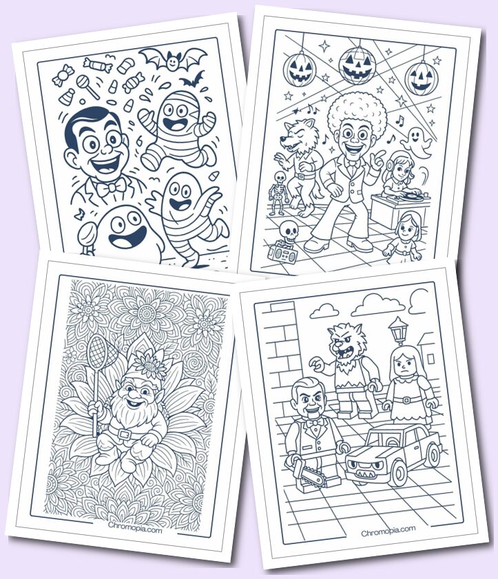 Goosebumps Horror Villains Coloring Pages