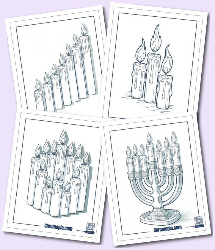 Hanukkah Candle Creations