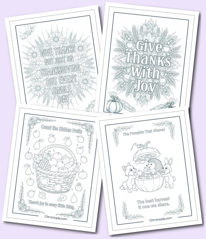 Harvest Activities, Games Coloring Pages