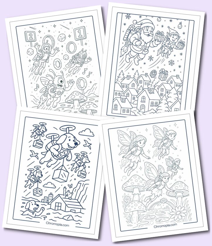 Jetpack Coloring Pages