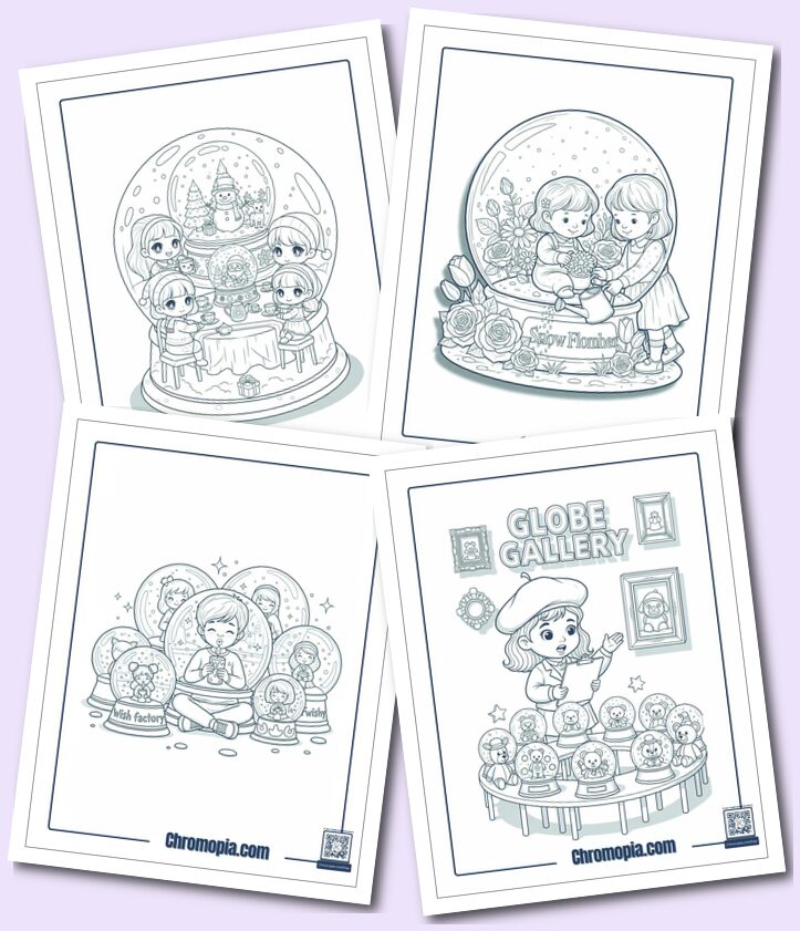 Little Journeys Through Snowy Globes
