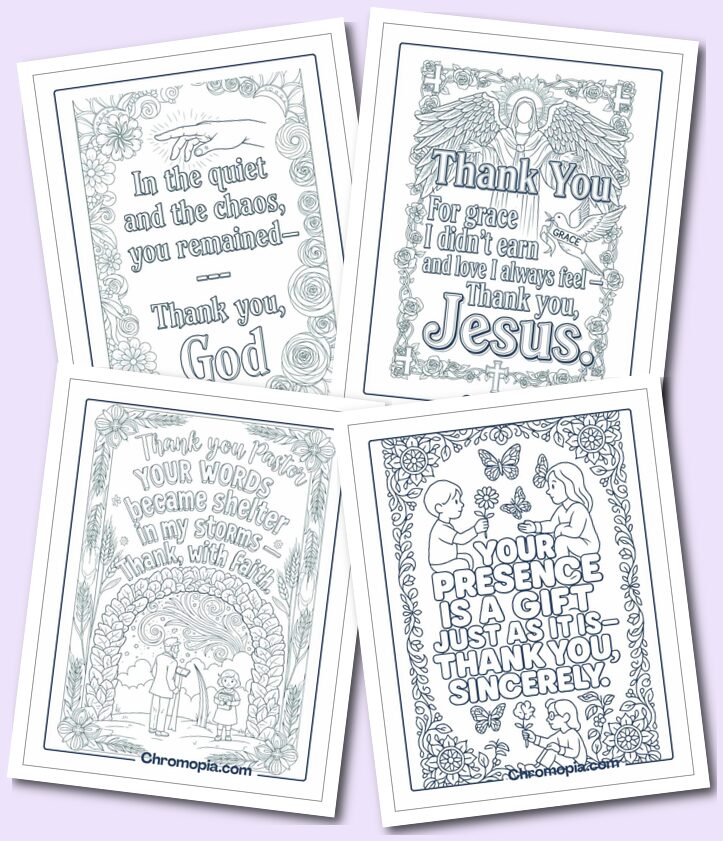 Mandala Art Thank You Coloring Pages for Abstract, Spiritual, and Emotional Gratitude