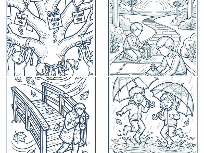 Mindful November Coloring Pages
