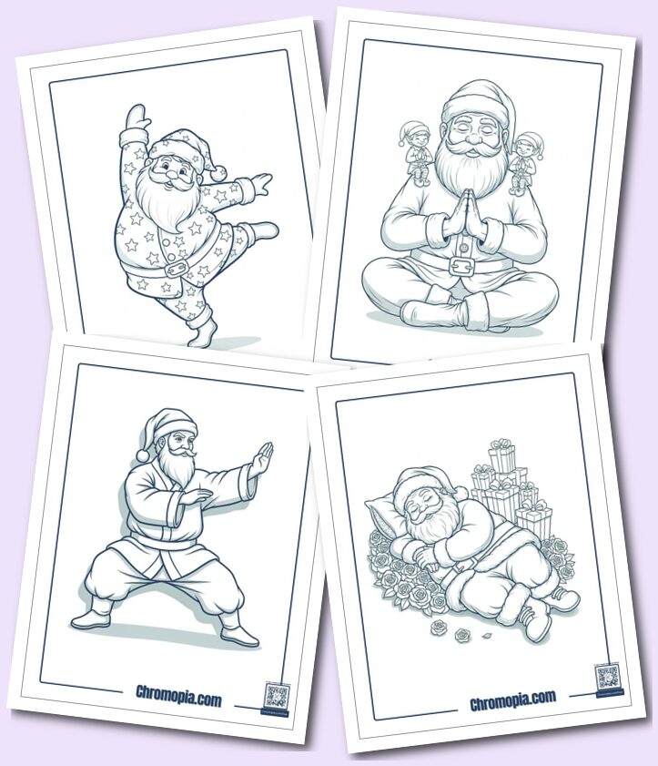 Mindful & Self-Care Santas