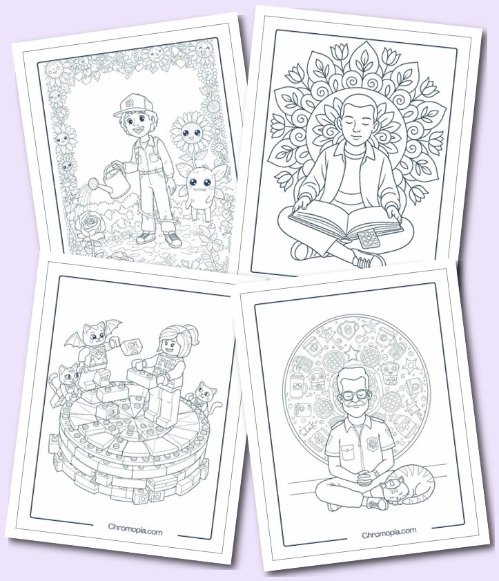 Mindfulness Stranger Things Mandala Art Coloring pages