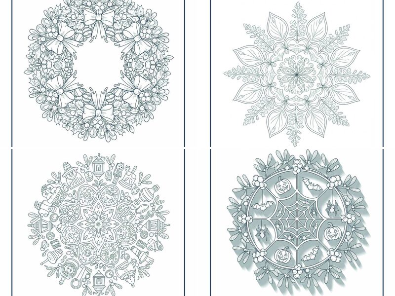 Mistletoe Mandala Wonders