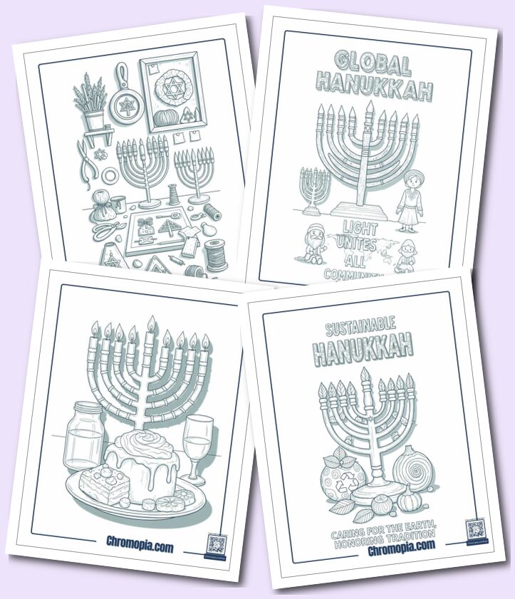 Modern Hanukkah Lifestyle Art