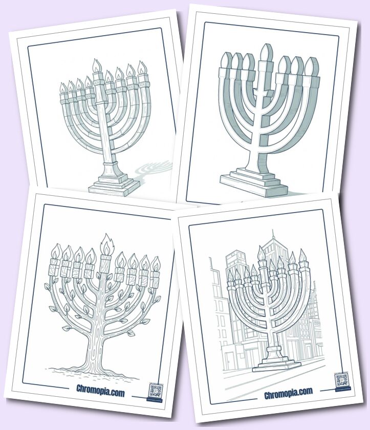 Modern Menorah Artworks