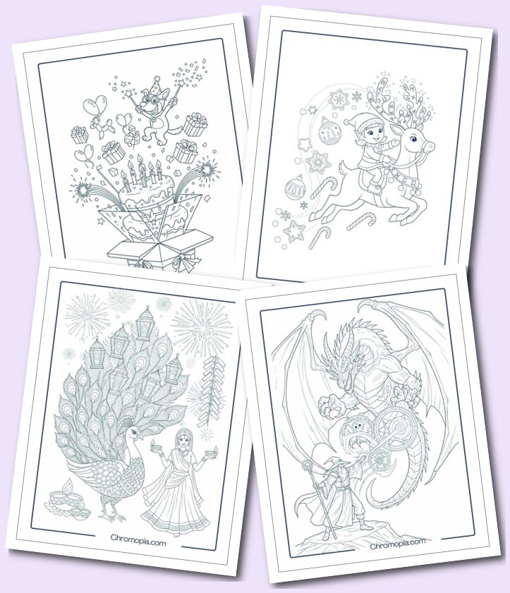 Multi-Conceptual Magic Coloring Pages for all ages