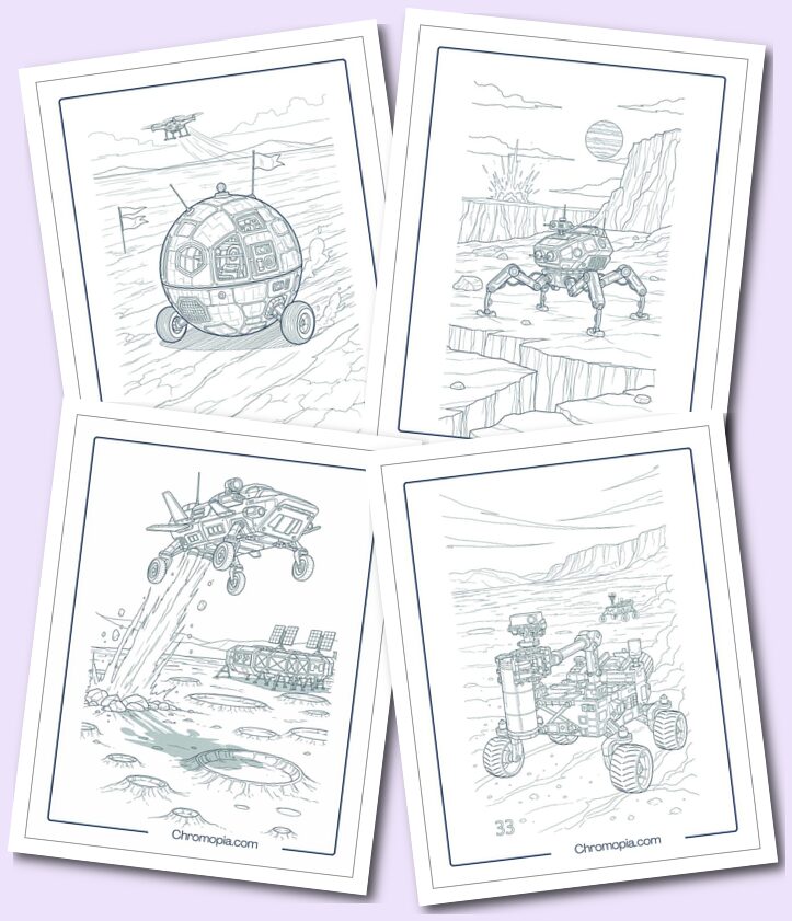 Other Notable Surface Mobility Systems coloring pages