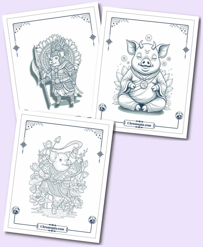 Pig Across Art