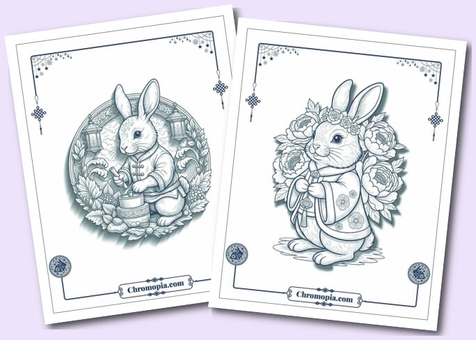 Rabbit Art Across Many Worlds