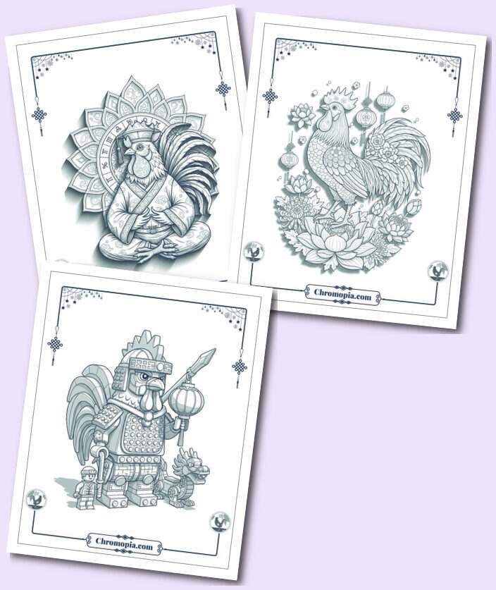 Rooster Across Styles