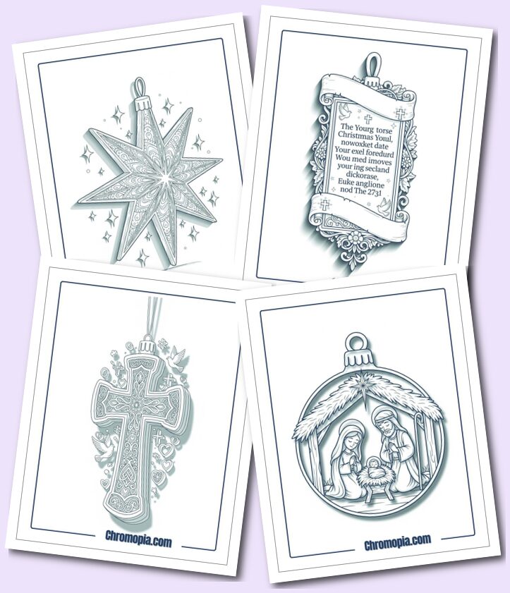 Sacred Christmas Ornaments